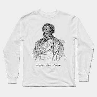 Henry Box Brown Portrait Long Sleeve T-Shirt